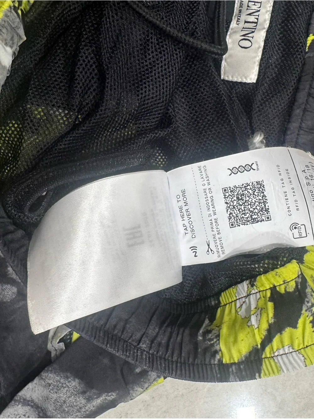 Valentino VLTN tie dye swim shorts men